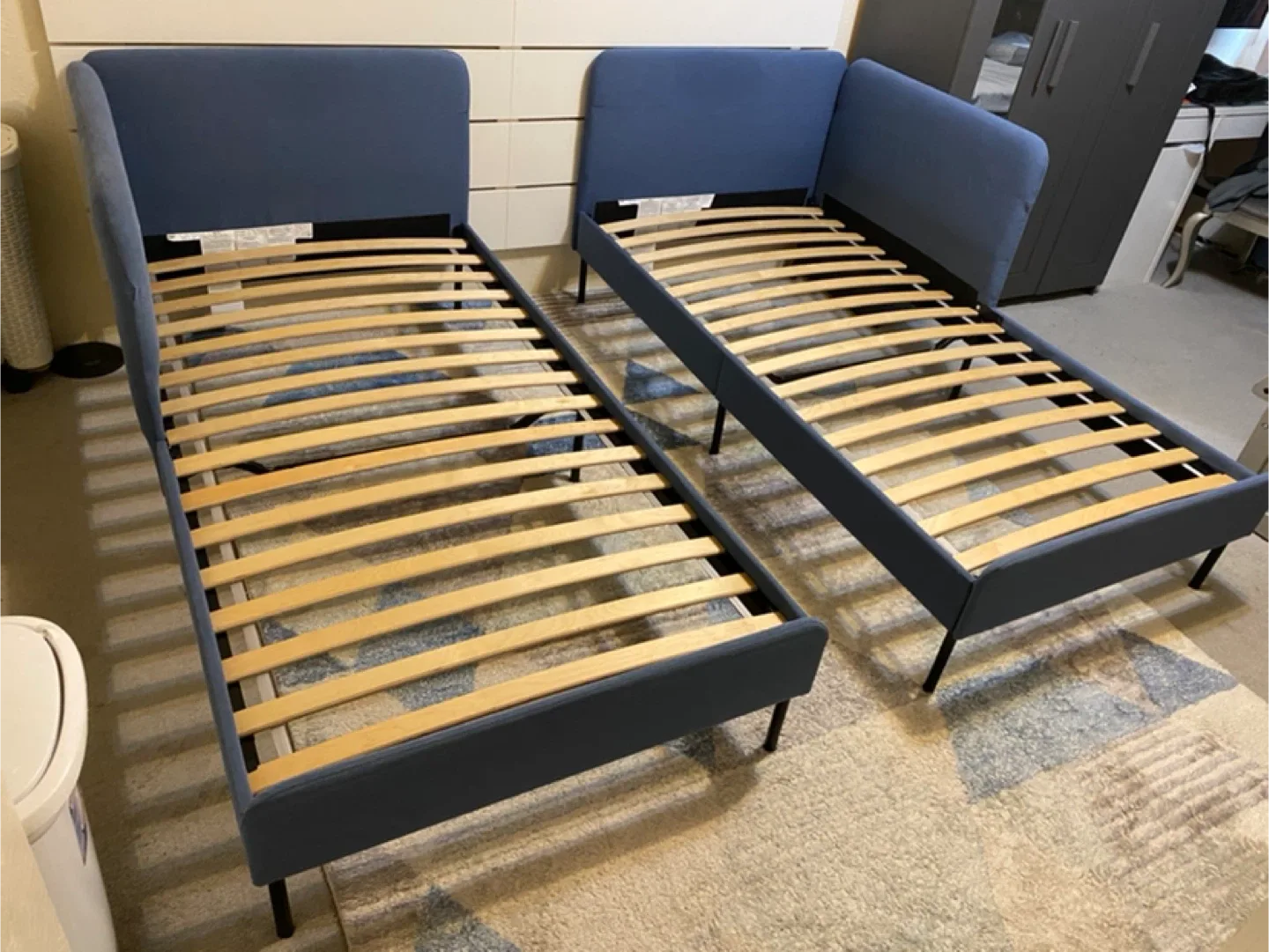 IKEA Single Beds set  - Blue image indicator(9)