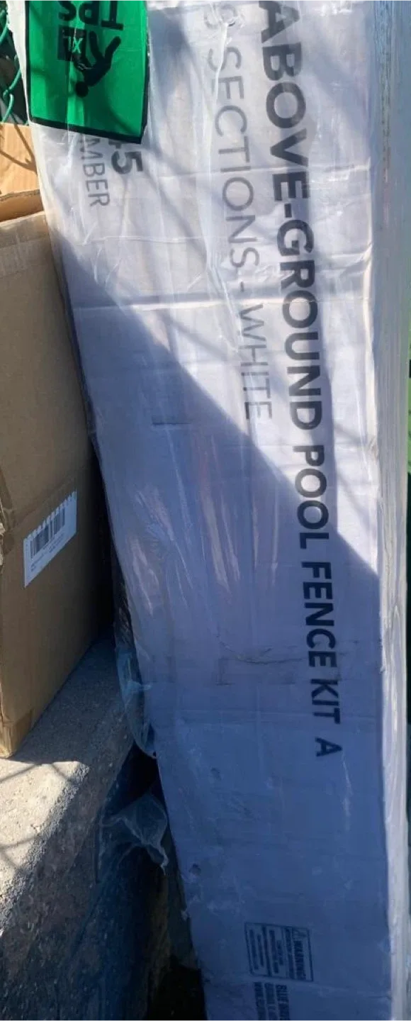 Above Ground Pool Fence Kit - White image indicator(3)