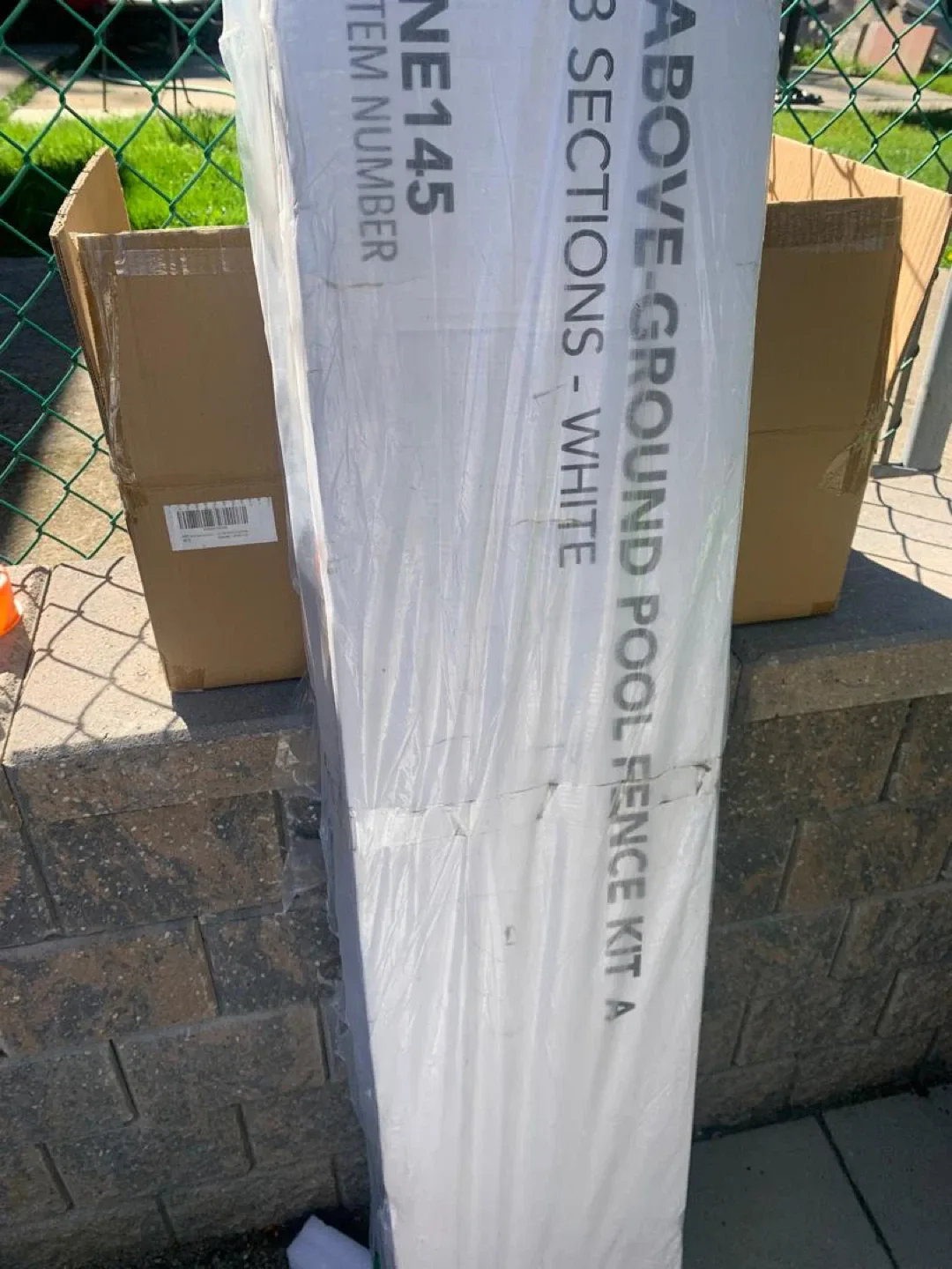 Above Ground Pool Fence Kit - White image indicator(4)