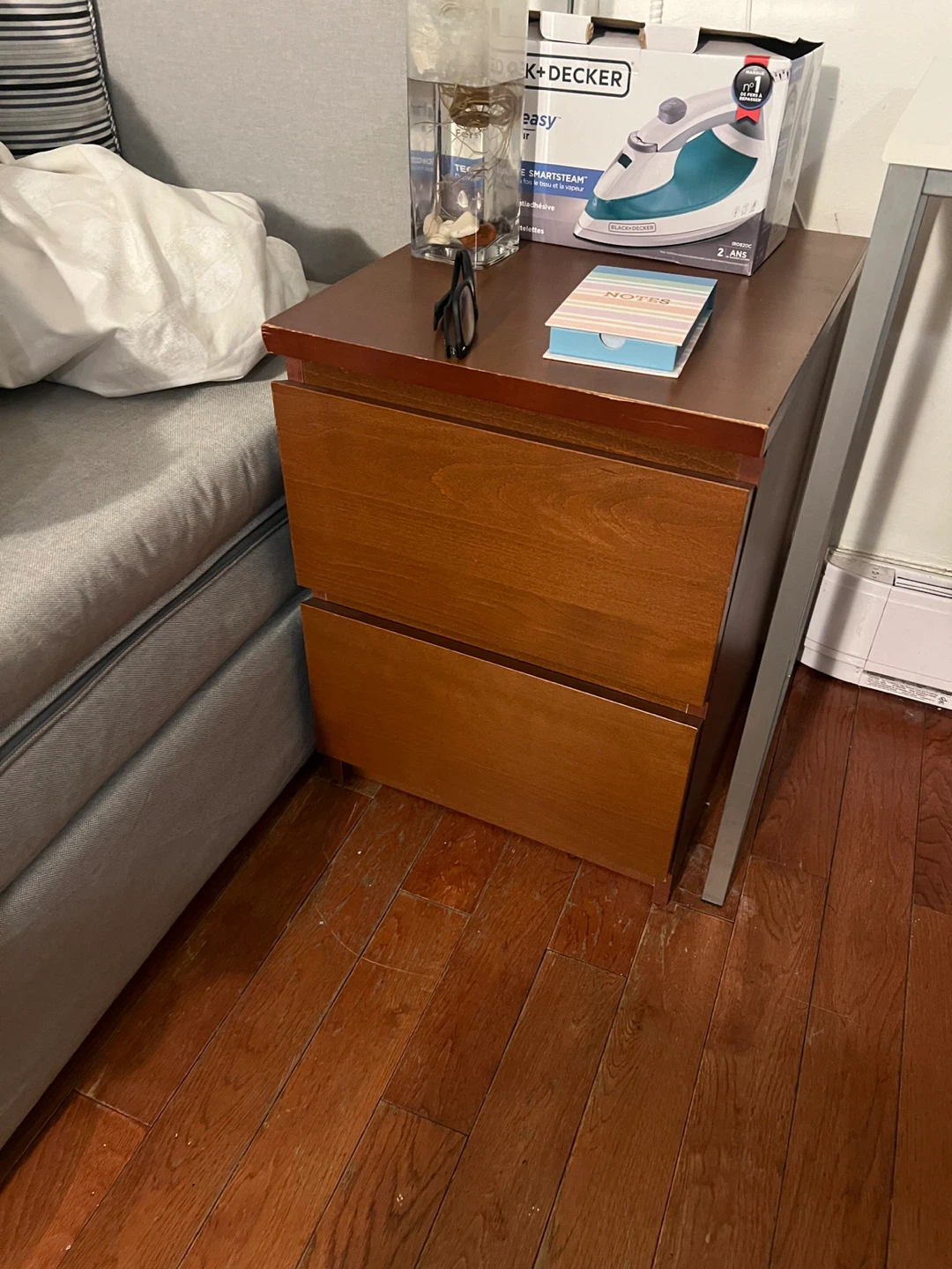 Nightstand with Two Drawers