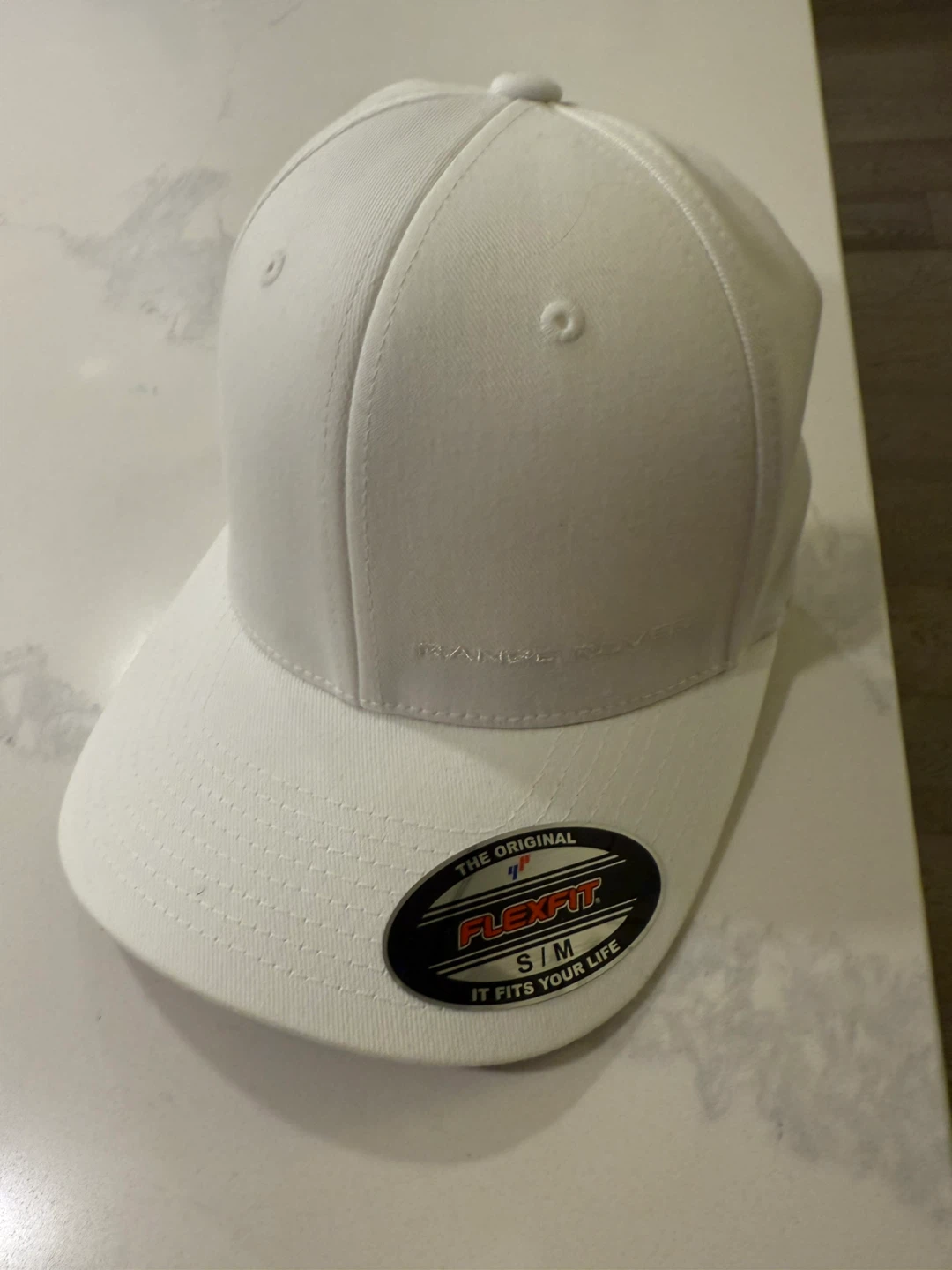 Range Rover Flexfit Hat - White, S/M