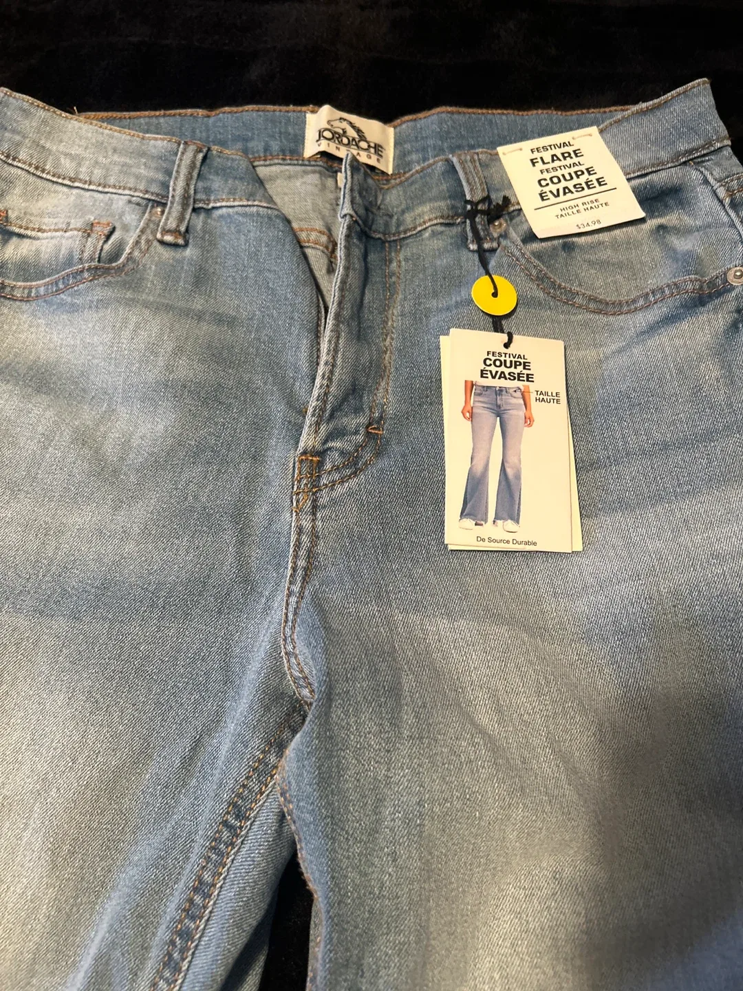 Jordache Festival Flare Jeans - New with Tags image indicator(2)