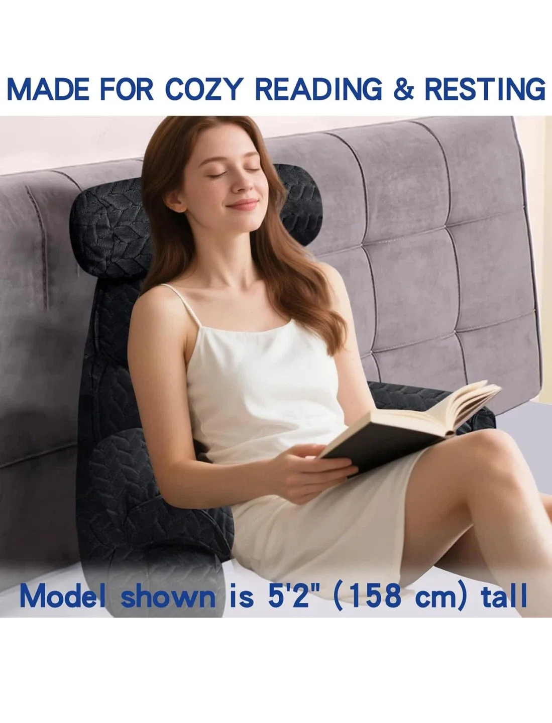 Back Pillow for Bed Sitting up image indicator(3)