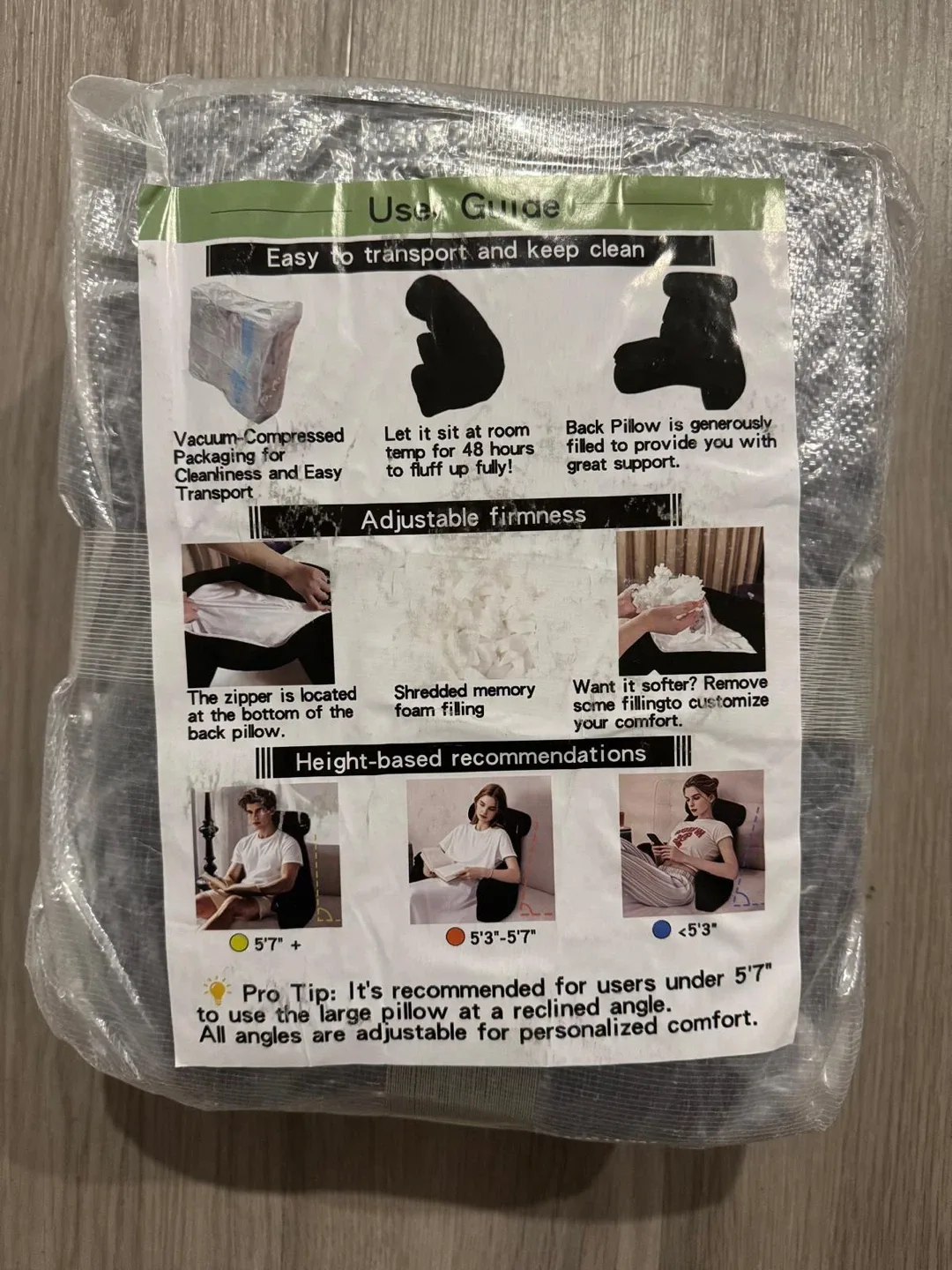 Back Pillow for Bed Sitting up image indicator(2)