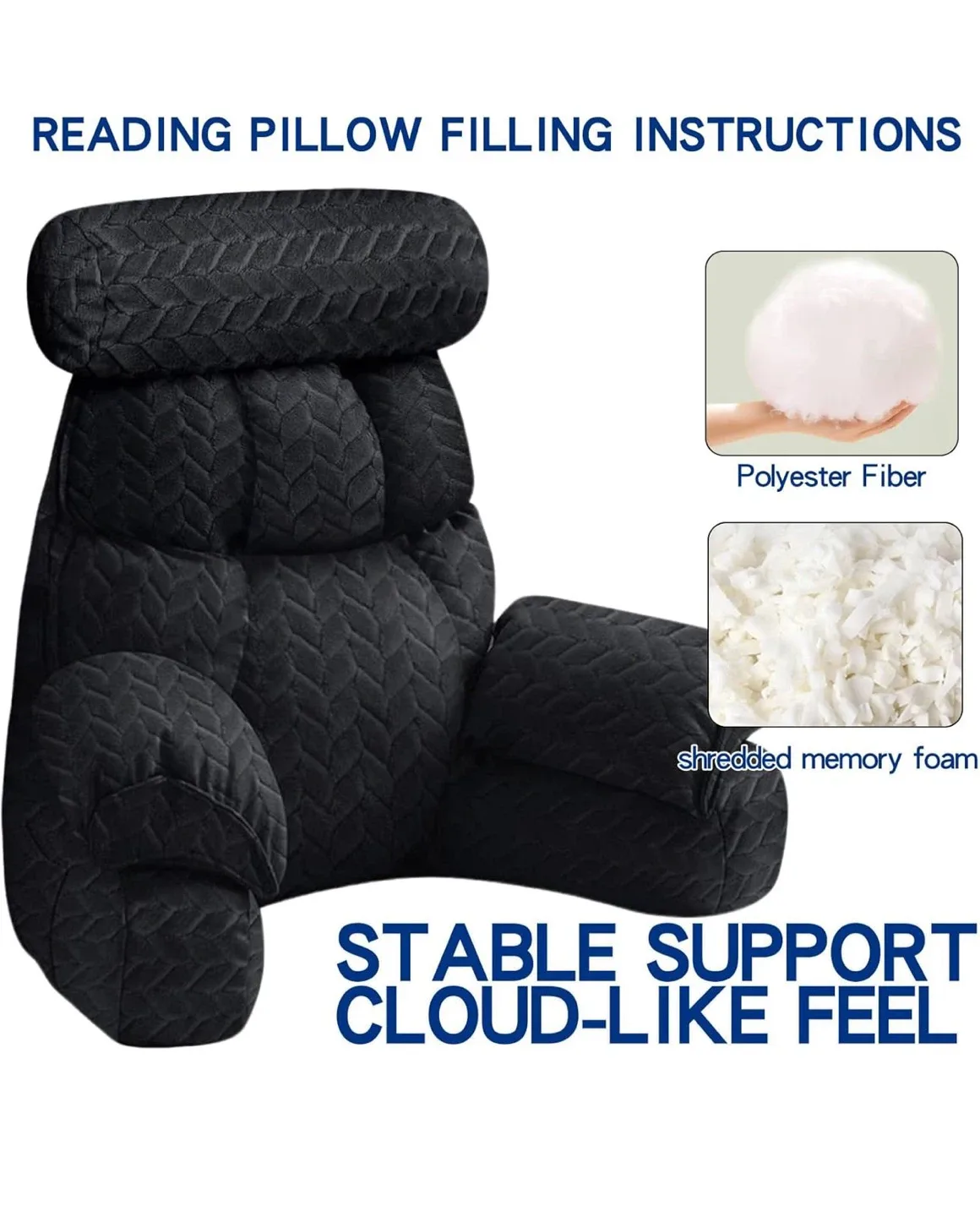 Back Pillow for Bed Sitting up image indicator(4)