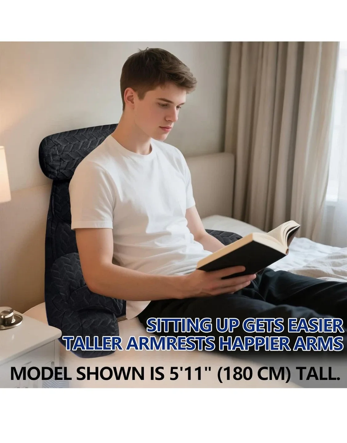 Back Pillow for Bed Sitting up image indicator(7)