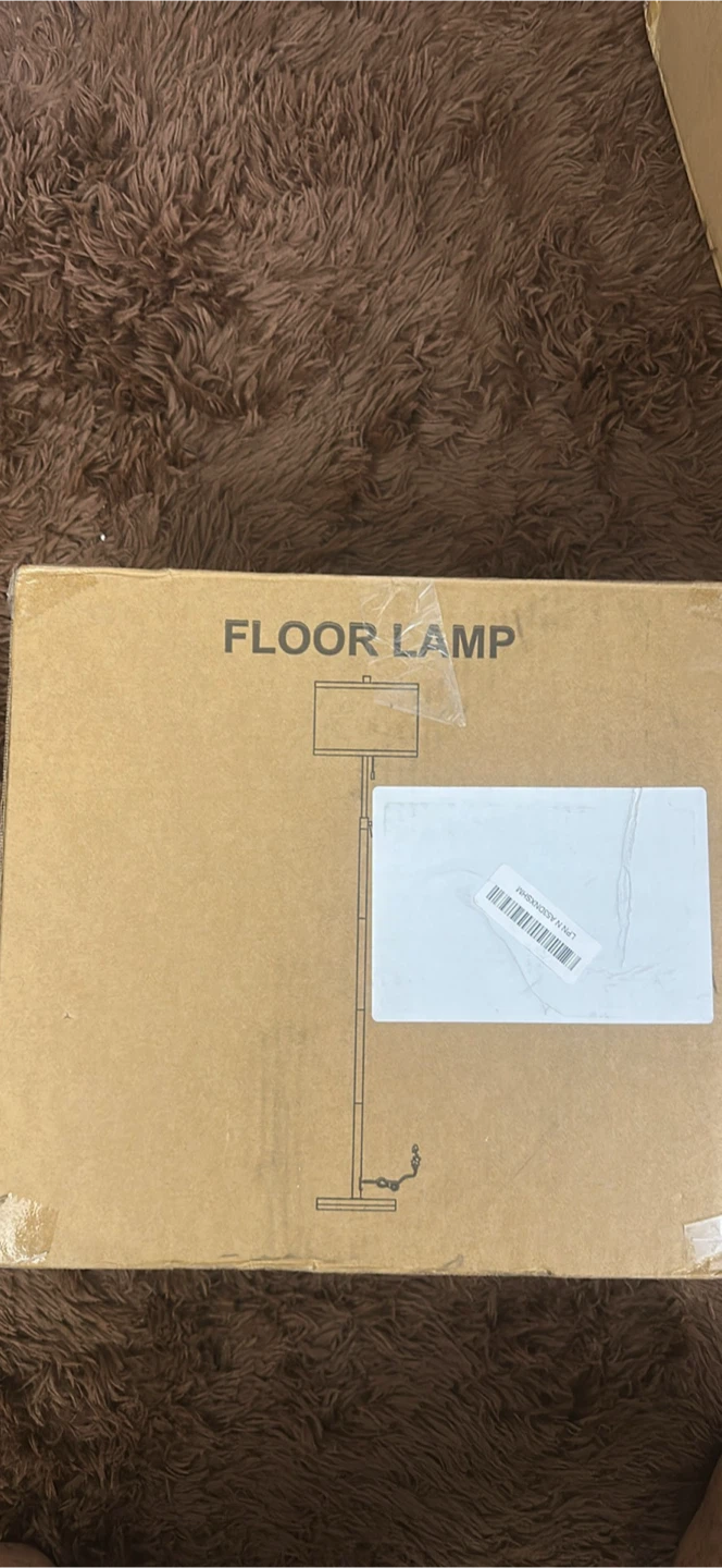 Floor Lamp, Adjustable Height 55-67 inches