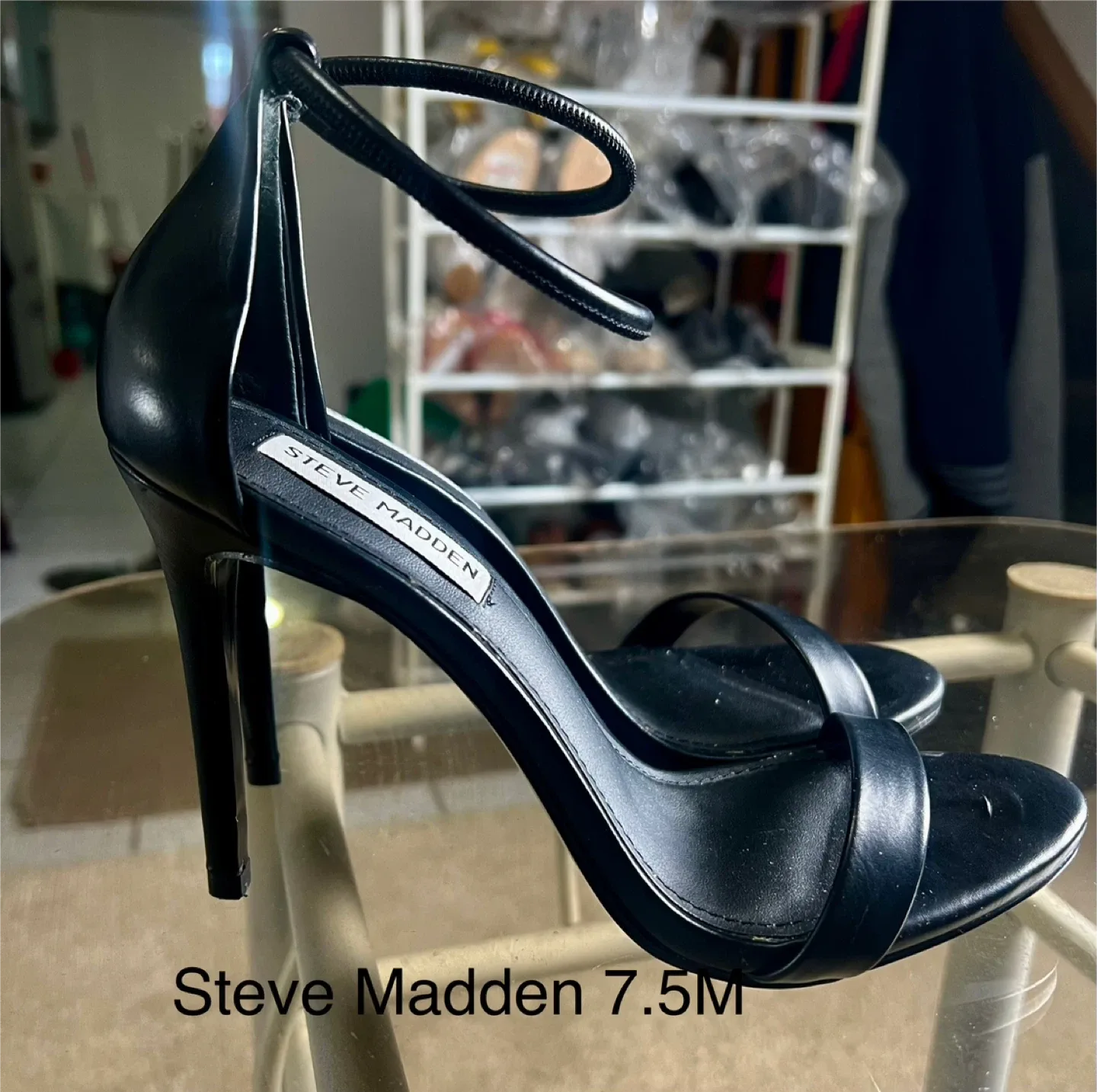 Steve Madden Black Heels - Size 7.5 thumbnail