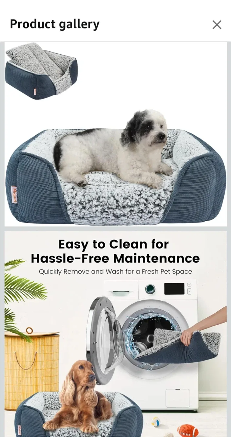 Cozy Pet Bed - Blue image indicator(2)