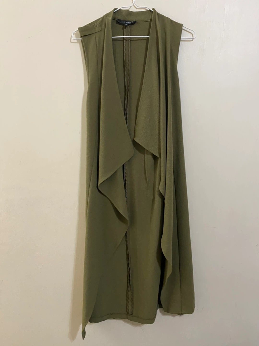 Dynamite Olive Green Vest TP/XS