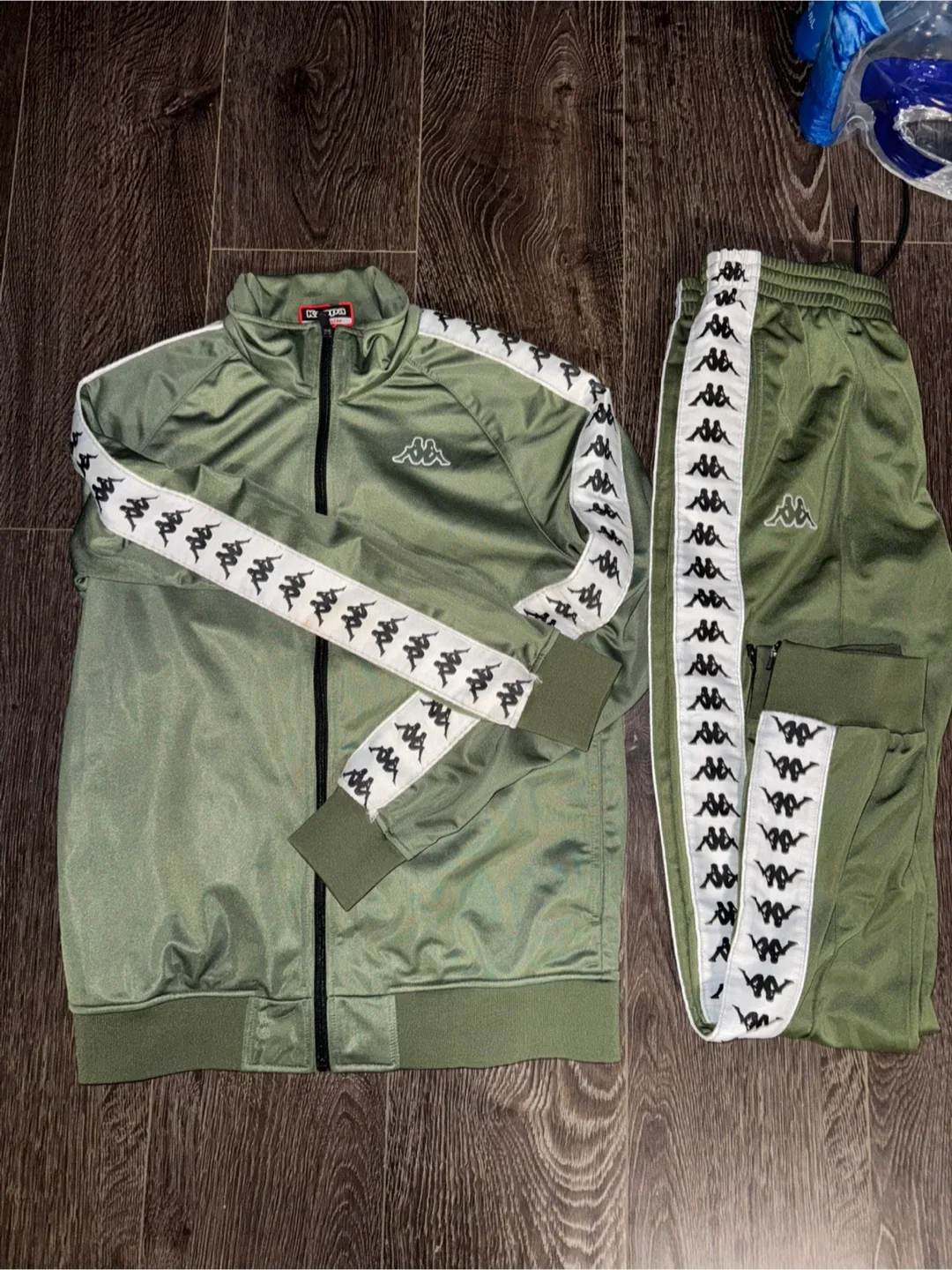 Kappa Tracksuit - Olive Green thumbnail