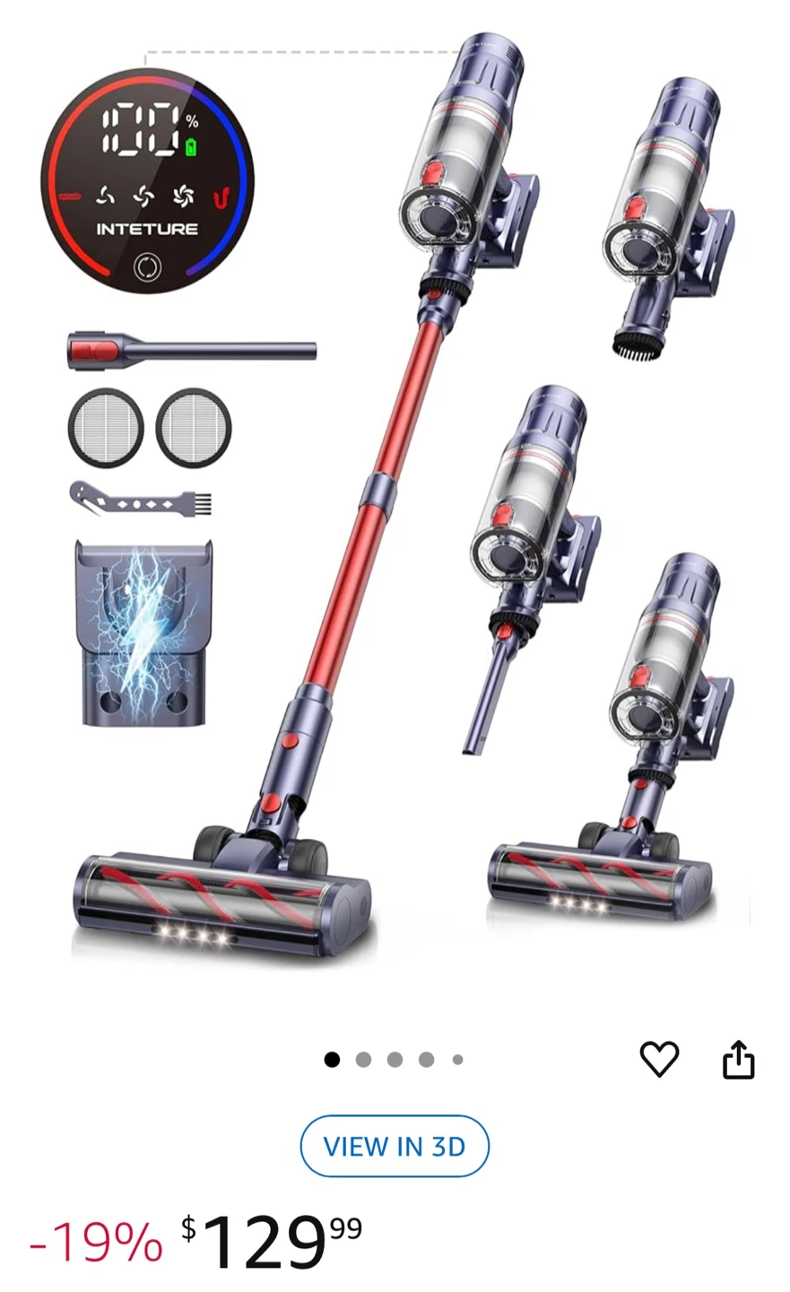 INTETURE Cordless Vacuum Cleaner