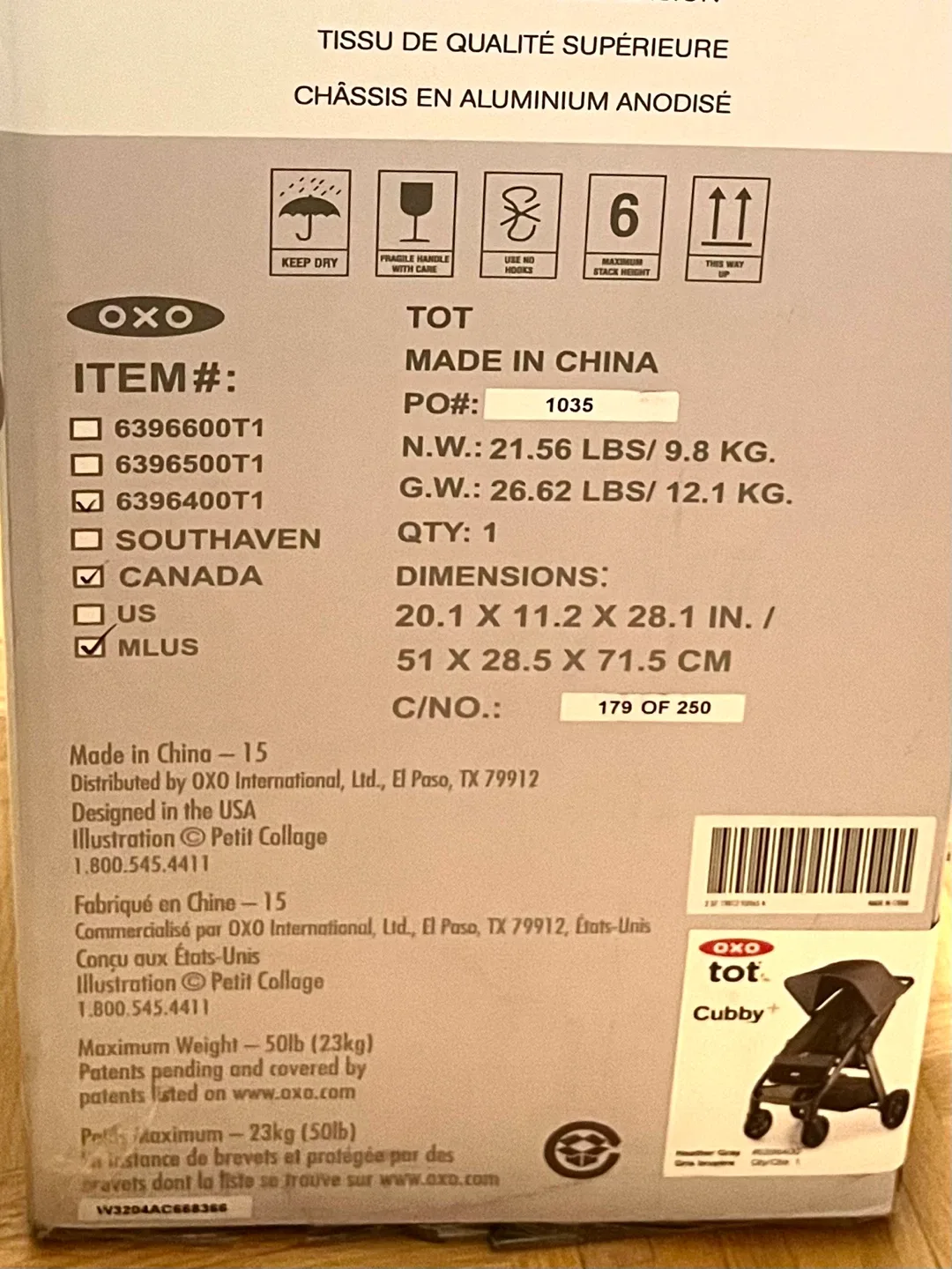 OXO Tot Cubby+ Stroller - New in Box! image indicator(2)