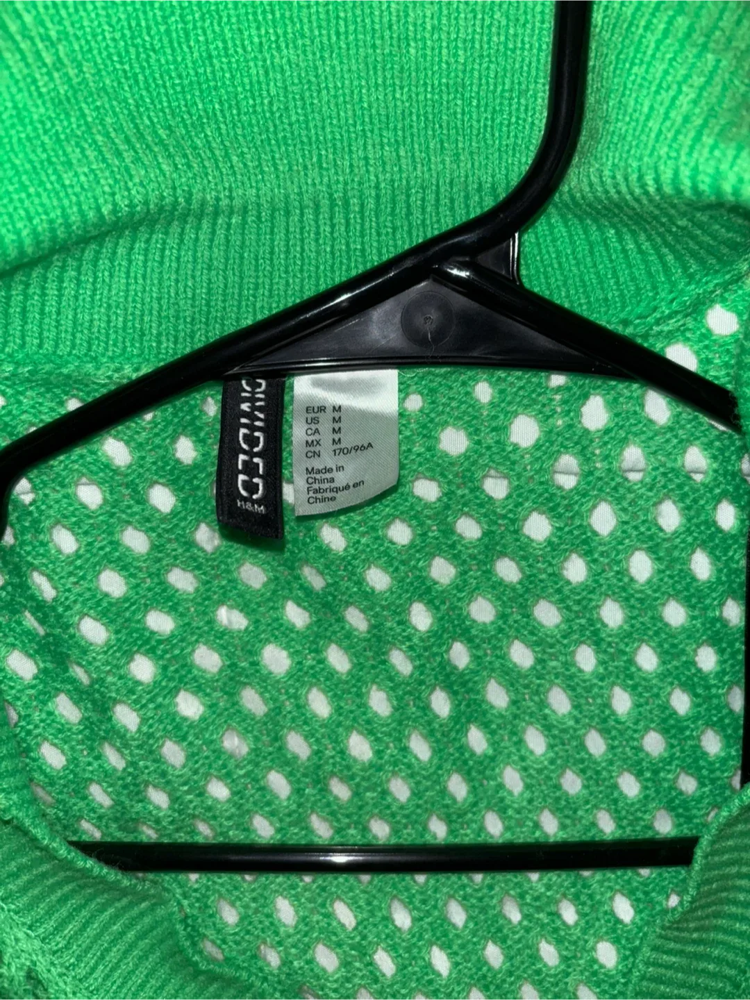 H&M Divided Green Knit Dress - Size M image indicator(4)