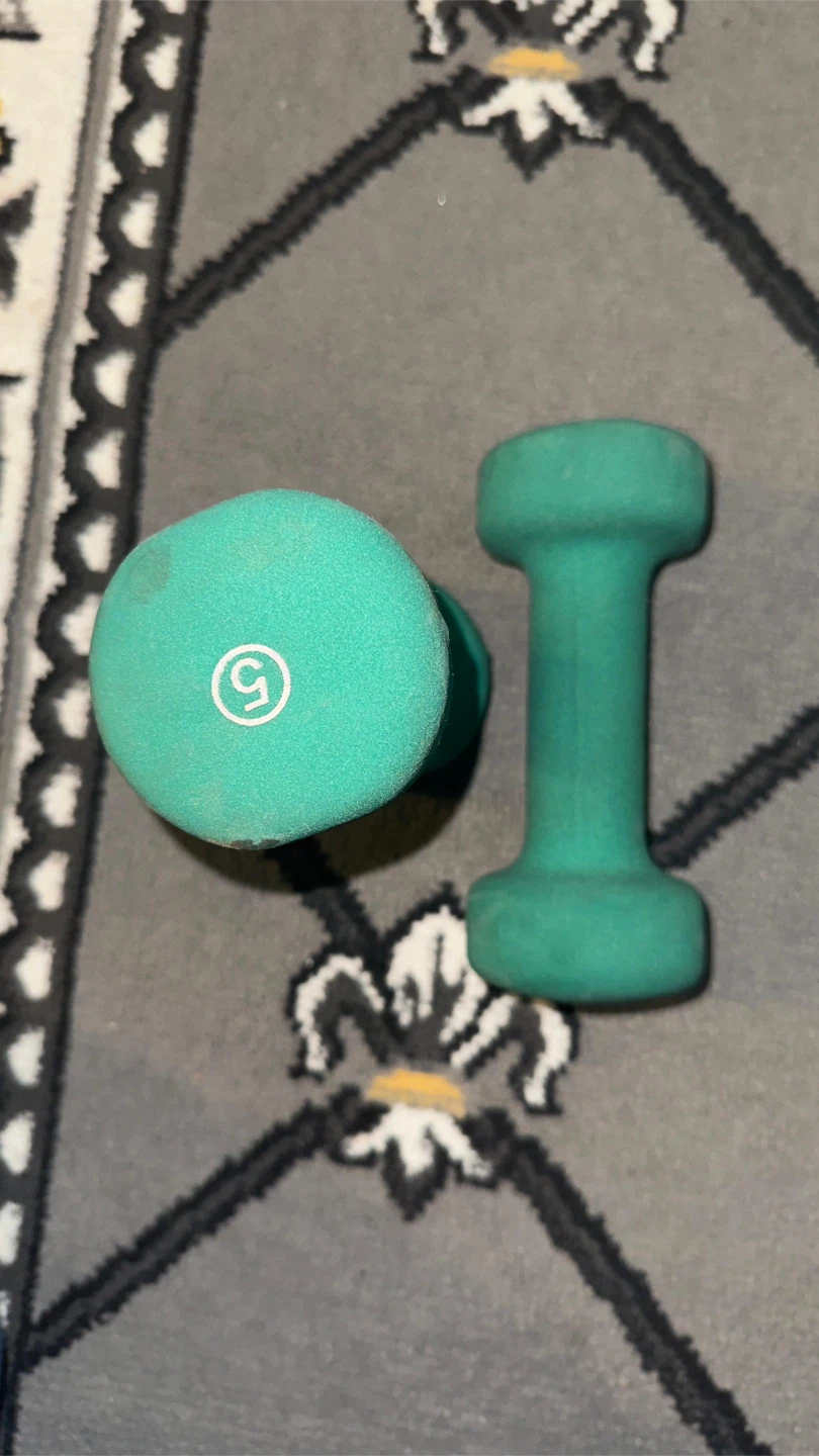 5 lb Dumbbells - Green