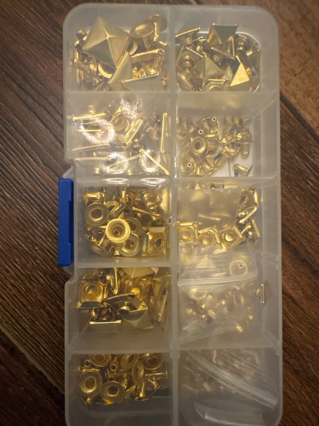 Gold Studs and Rivets Set for DIY Crafts - photo 2