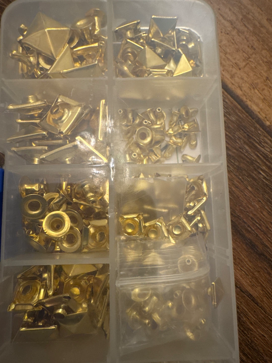 Gold Studs and Rivets Set for DIY Crafts - photo 3