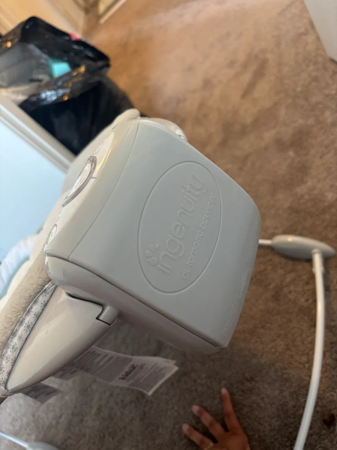 Ingenuity Automatic Baby Bouncer - Grey image indicator(2)