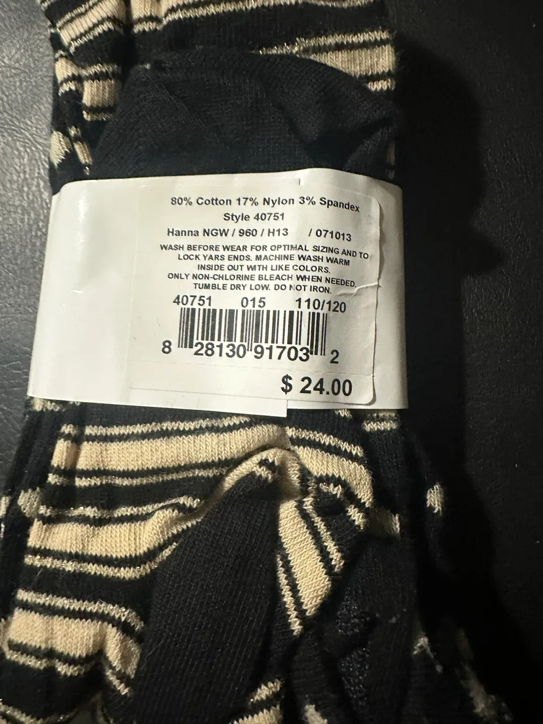 Hanna Andersson Tights Size 110/120 image indicator(2)