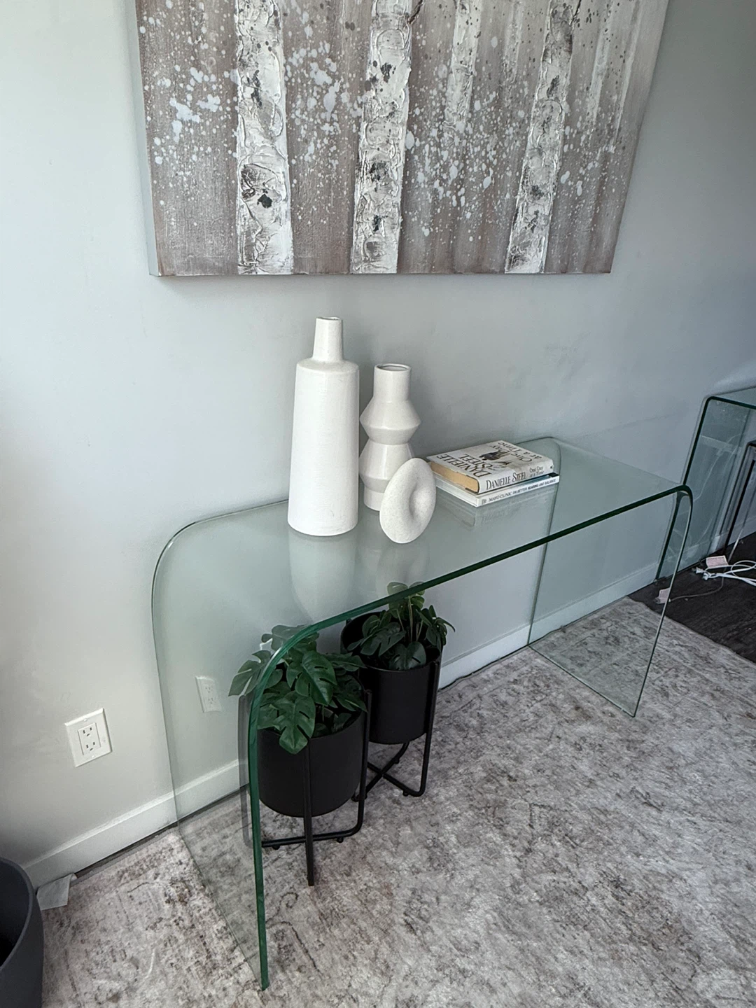 BEAUTIFUL TEMPERED GLASS CONSOLE TABLE – 12 MM - photo 2