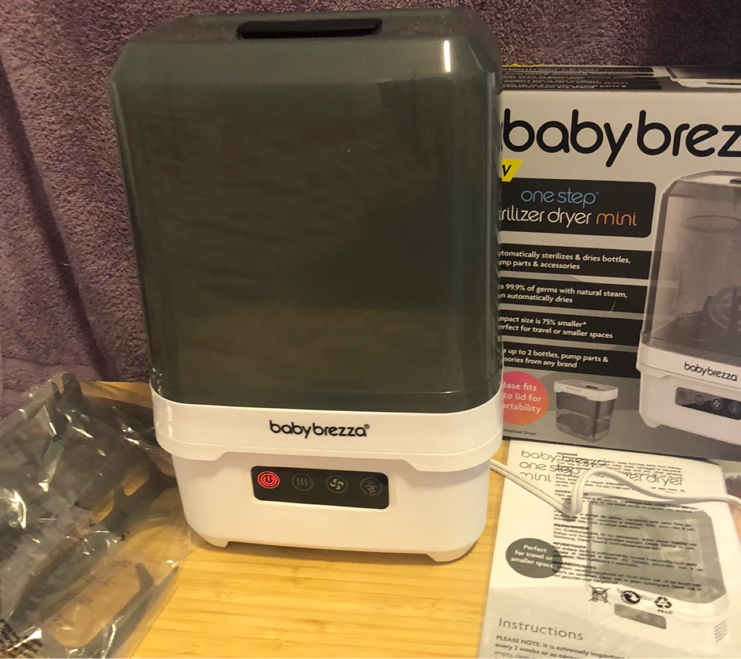 Baby Brezza One Step Sterilizer Dryer Mini - Like New! - photo 5