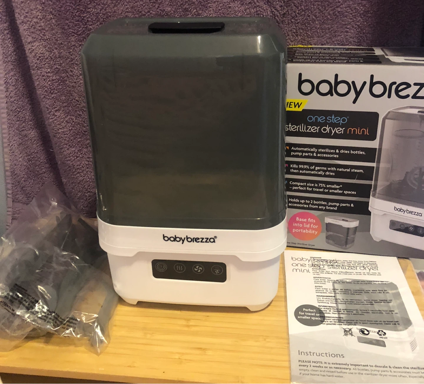 Baby Brezza One Step Sterilizer Dryer Mini - Like New! - photo 4