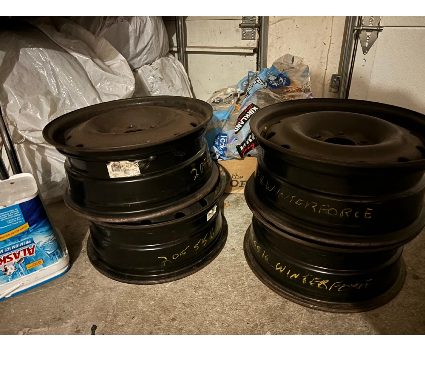 Set of 4 Winterforce Steel Wheels - photo 2