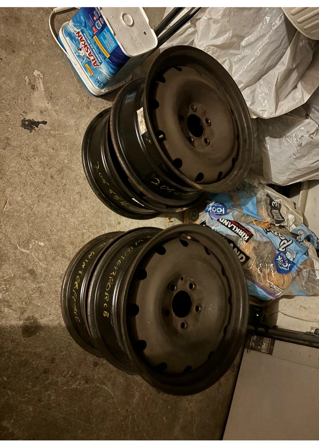 Set of 4 Winterforce Steel Wheels