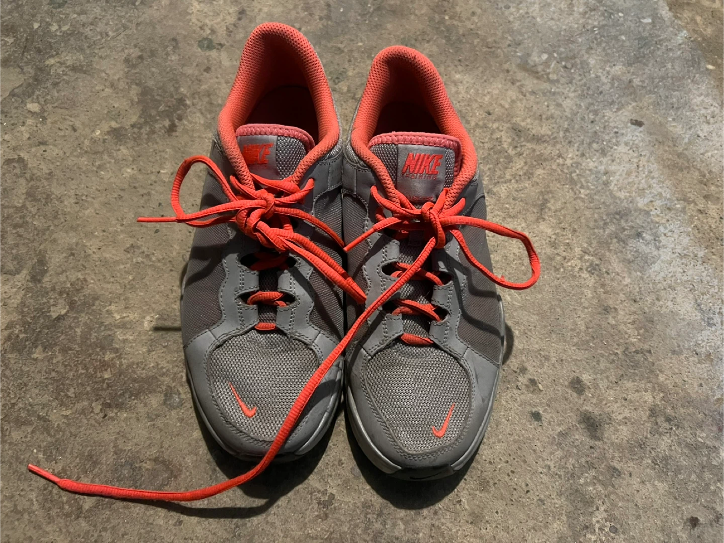 Nike Training Shoes Gray/Orange