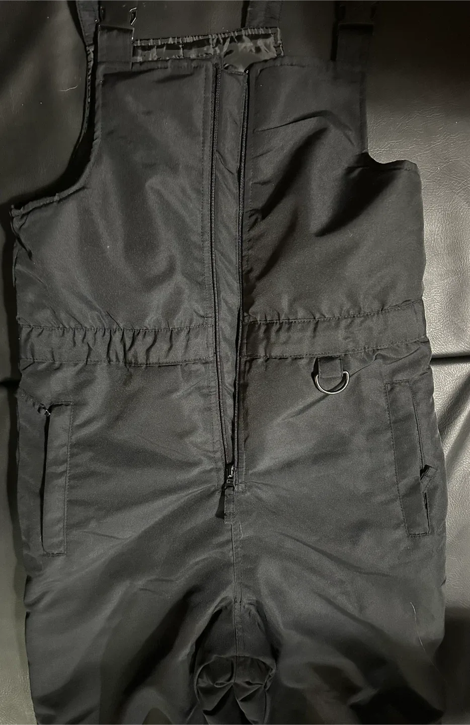 Roebuck & Co. Black Snow Bibs - Size L (14/16)