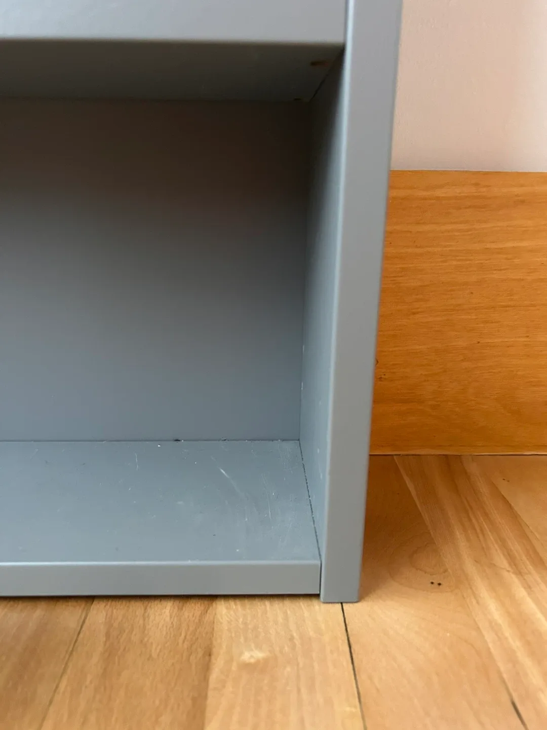 Grey Bookshelf for Wall Mounting image indicator(5)