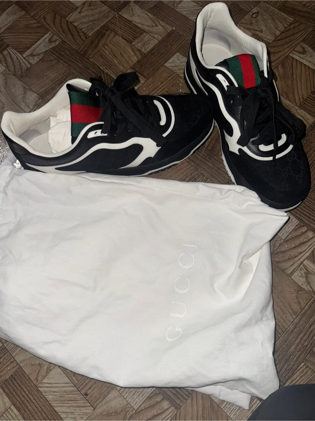 Gucci Re-Web Sneaker Black US 10 image indicator(3)