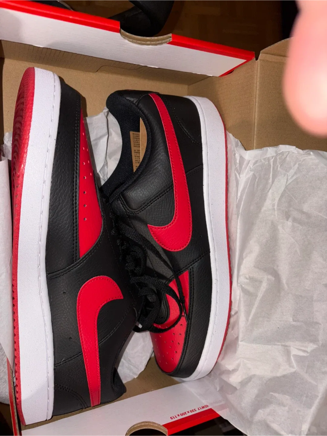 Nike Court Vision LO NN Black/Red, Size 11 image indicator(2)