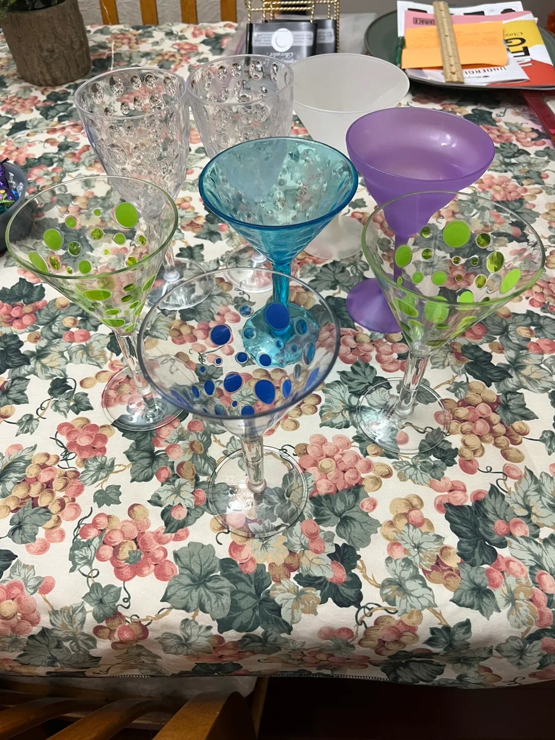 Plastic Martini Glasses - Funky Colours! image indicator(7)