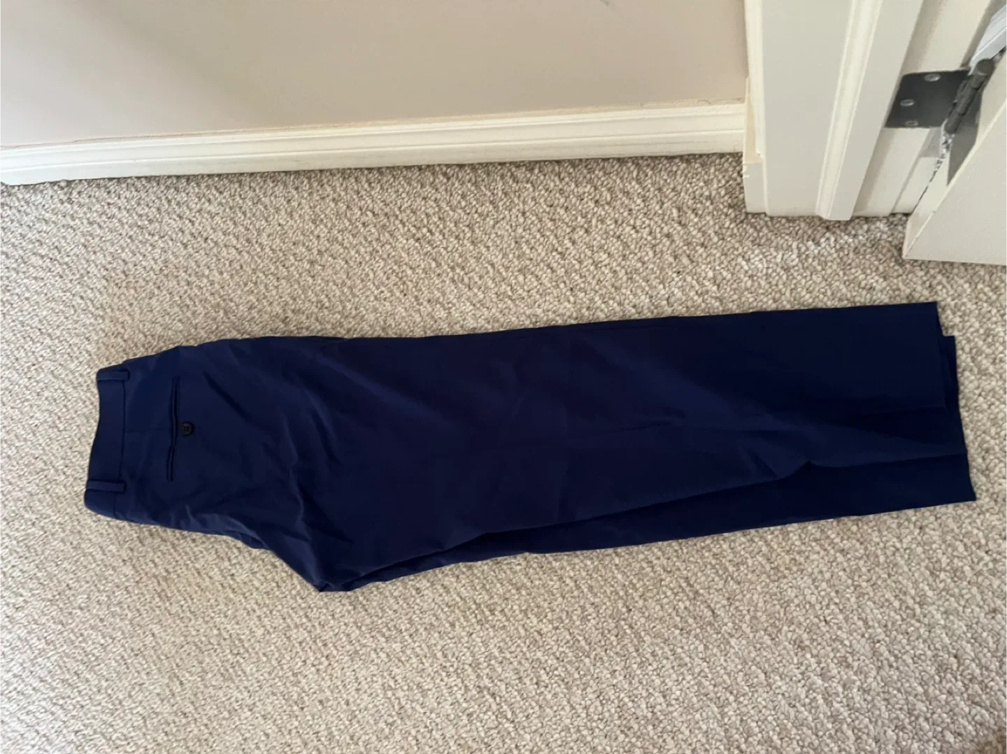 Marzotto Super 100's Navy Blue Dress Pants size 32x30 image indicator(2)