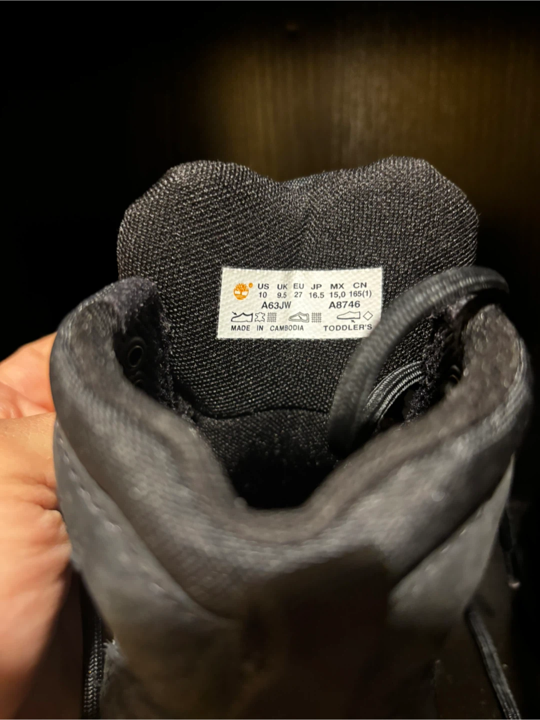 Timberland Toddler's Black Ankle Boots - Size 10 - photo 5