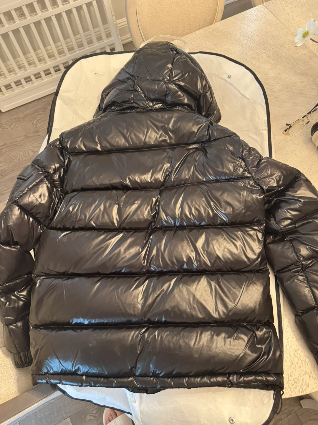 Moncler Black Puffer Jacket size 3 Authentic - photo 2