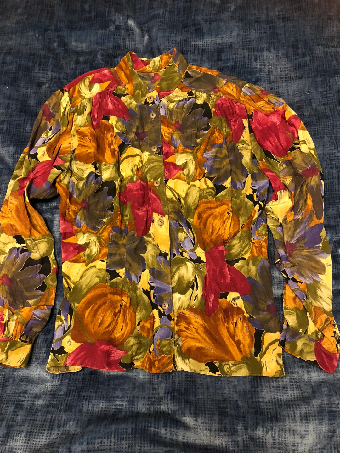 St Michael Floral Blouse - Size 12