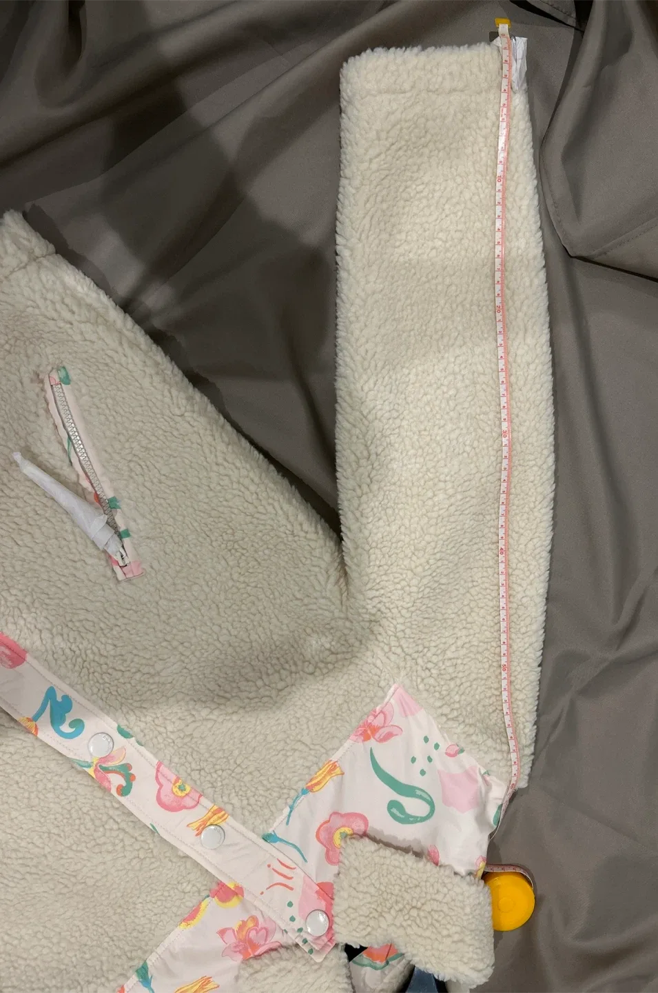 Coach Floral Print Sherpa Jacket - Size XS image indicator(8)