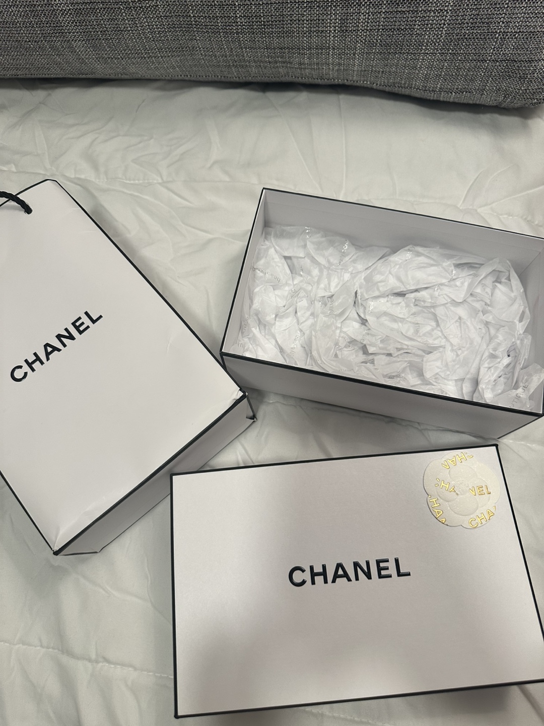 Chanel Gift Box & Bag