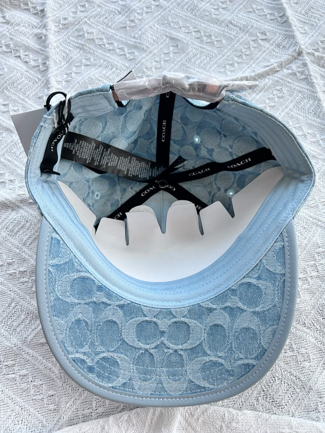 New Coach Signature Denim Baseball Hat image indicator(5)