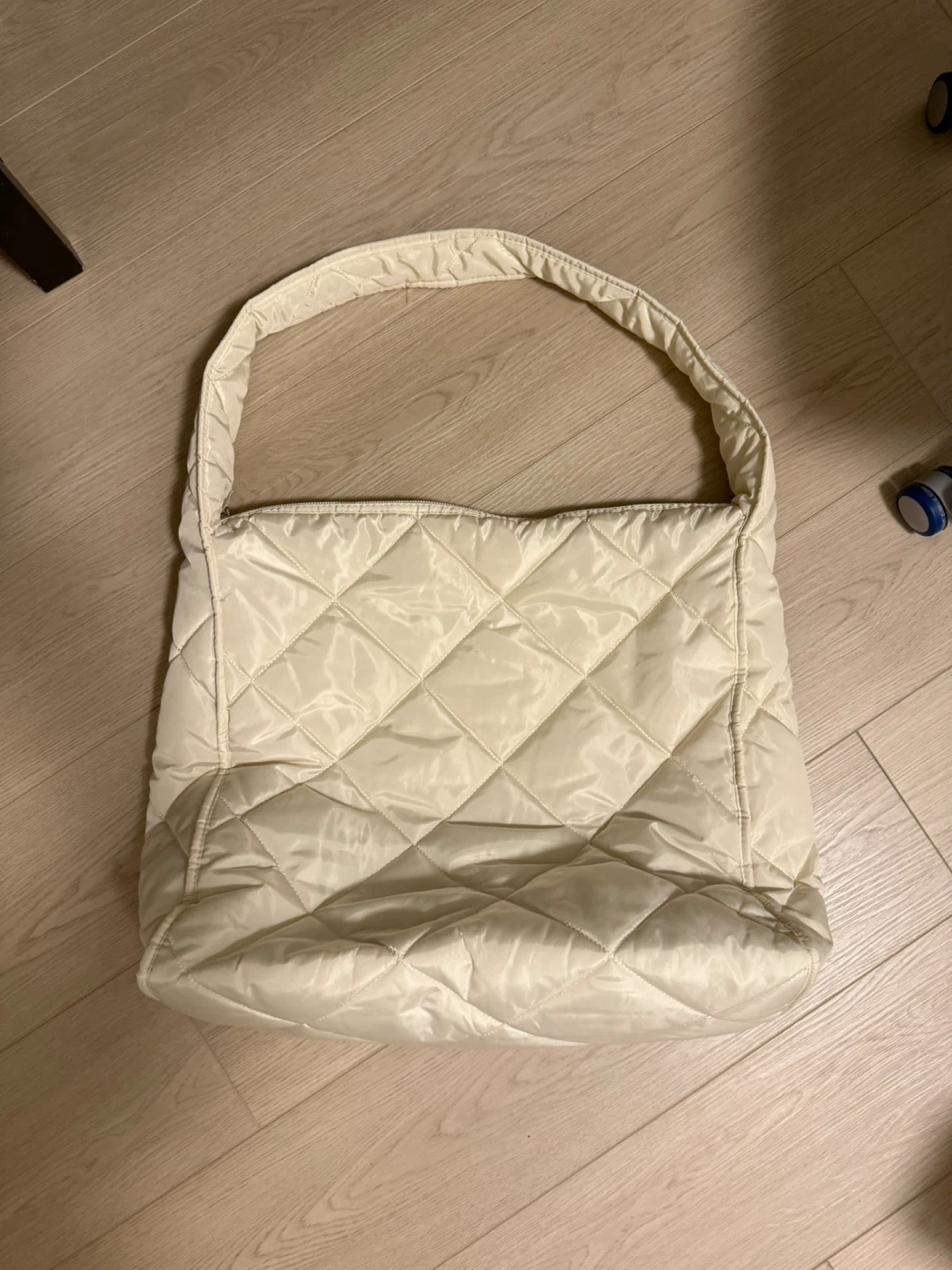 Quilted Shoulder travel Bag - Off-White - photo 2