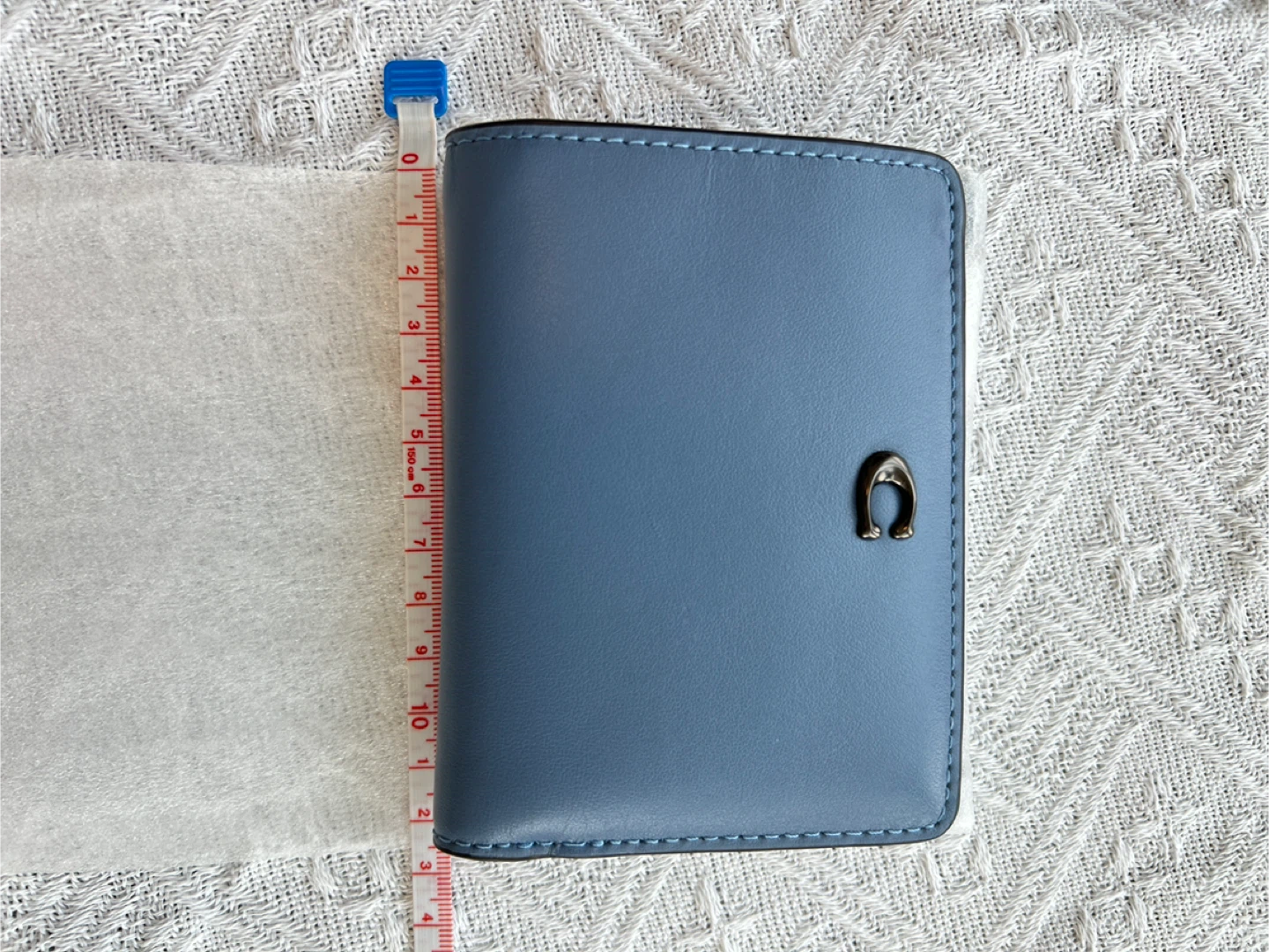 Coach Bfld Wlt Washed Chambray Wallet - photo 4