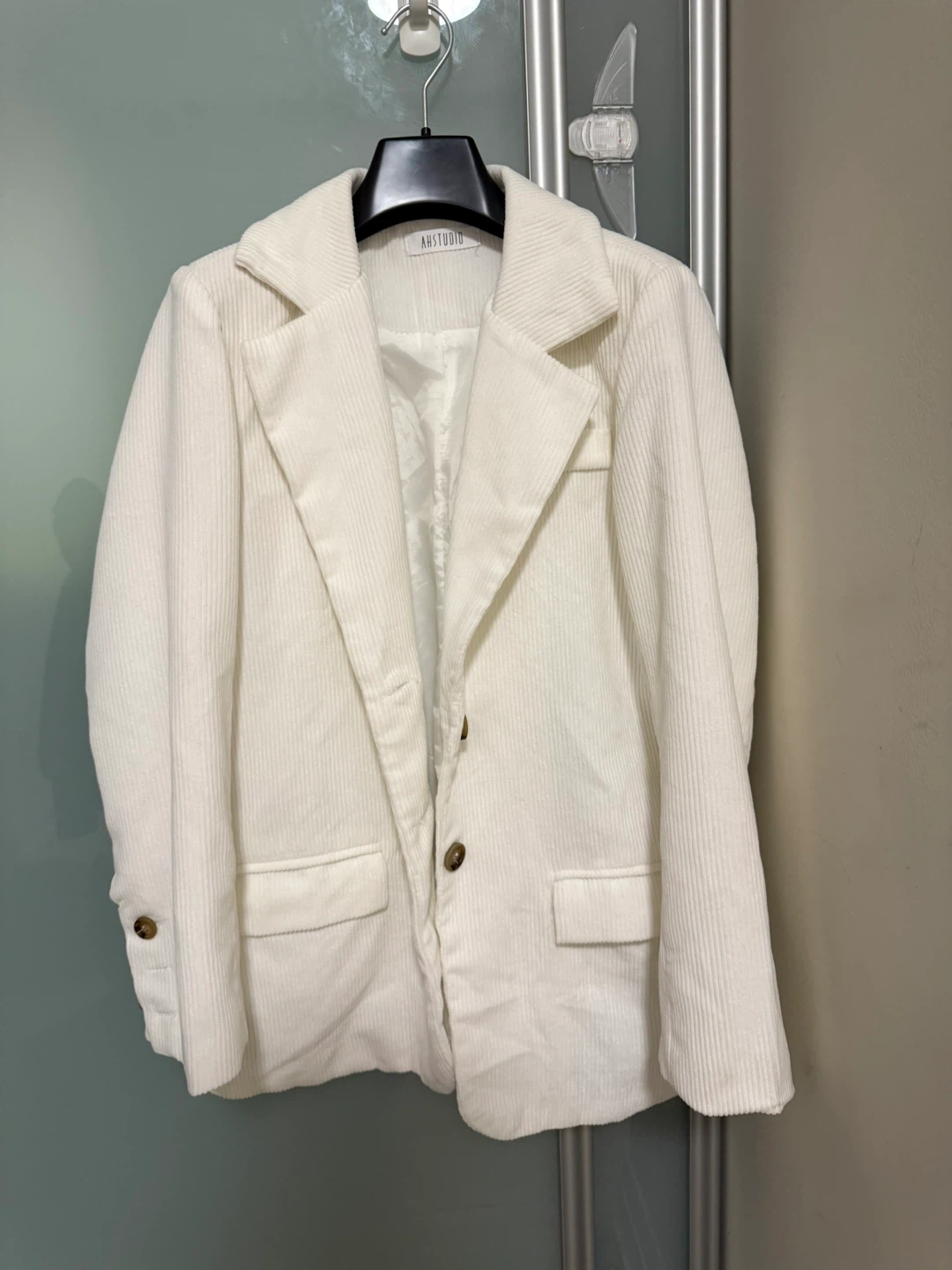 White Corduroy Blazer