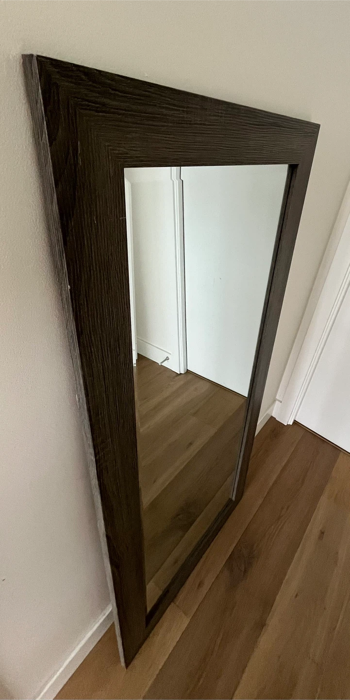 Large Framed Mirror - 24 x 52 inches - photo 4