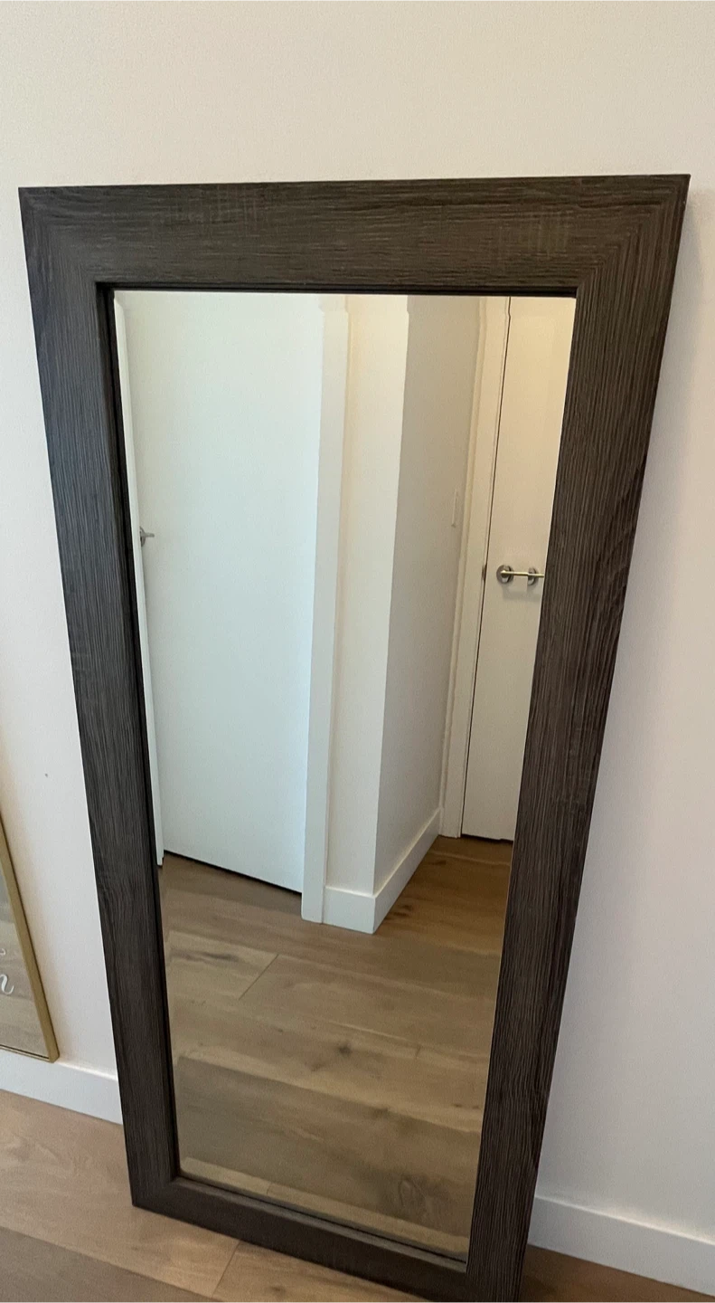 Large Framed Mirror - 24 x 52 inches - photo 2