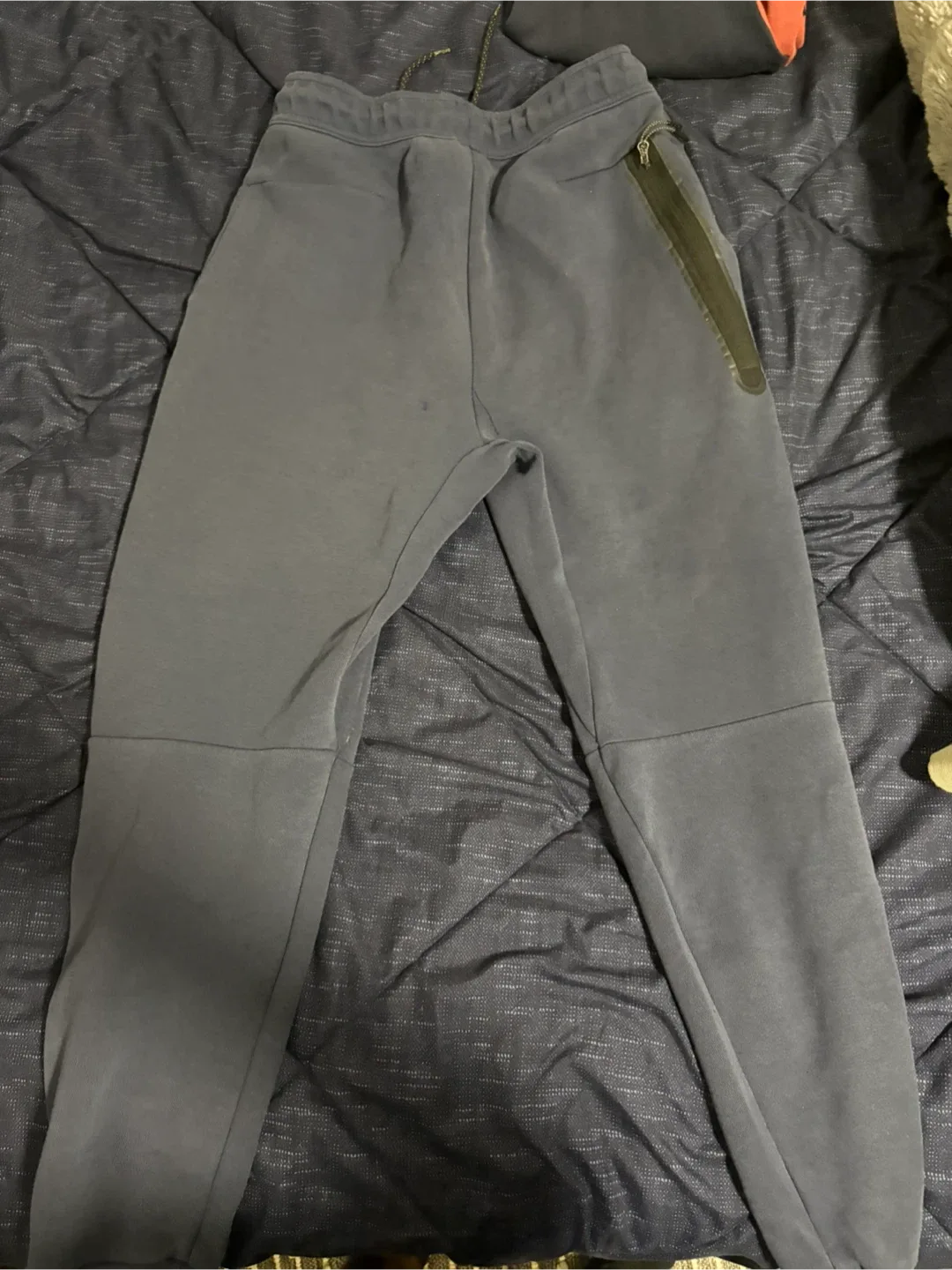 Nike navy blue tech pants  - Size Small image indicator(4)