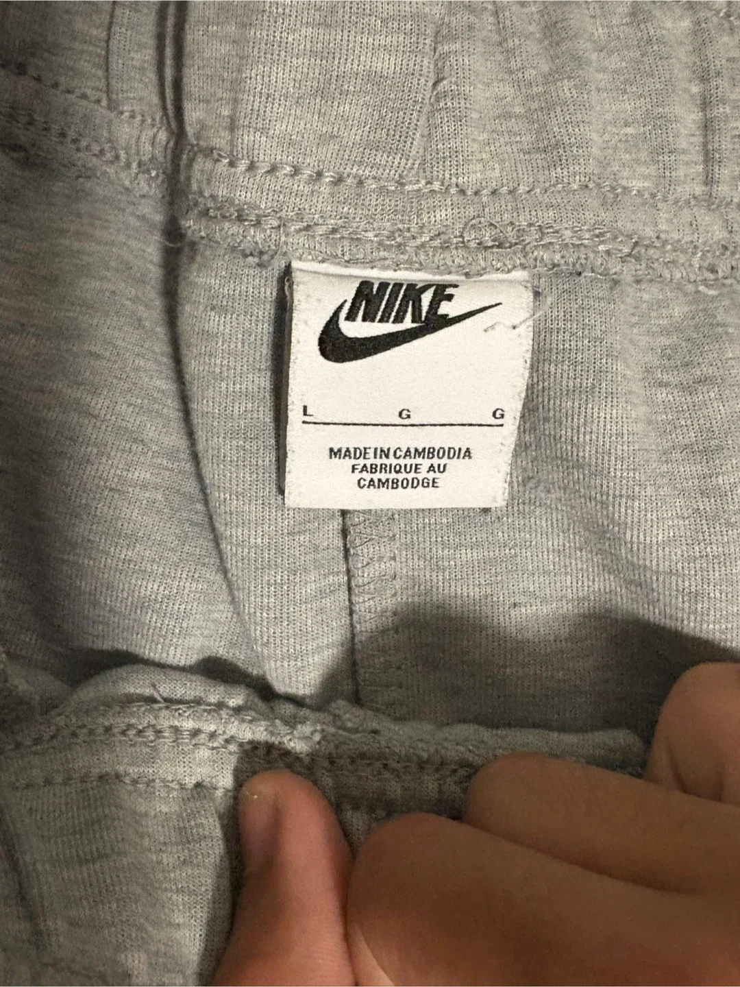 Nike Grey Sweatpants Size L image indicator(5)