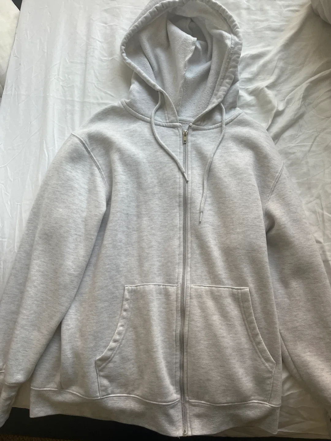 Grey Zip-Up Hoodie thumbnail