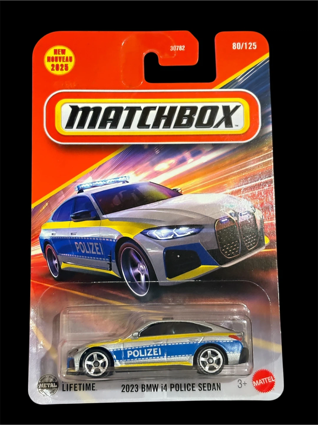Matchbox 2023 BMW i4 Police Sedan